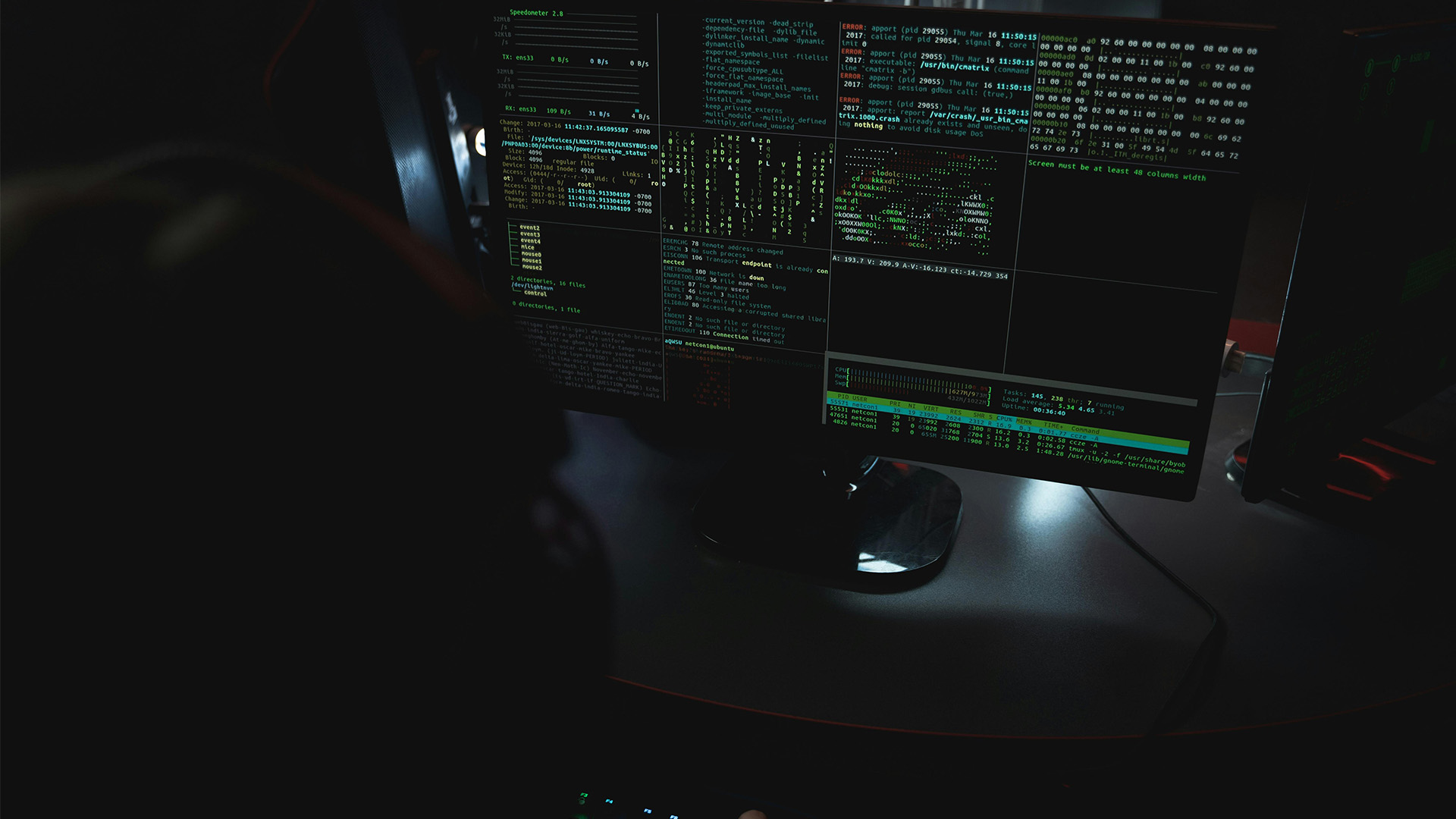 Hands typing on a keyboard with graphic associated with security such as a padlock