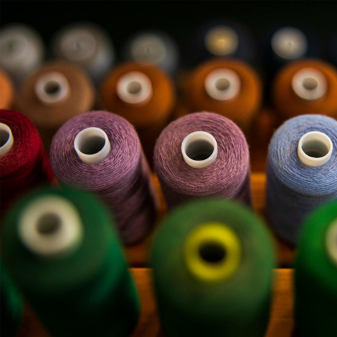 Colourful thread.