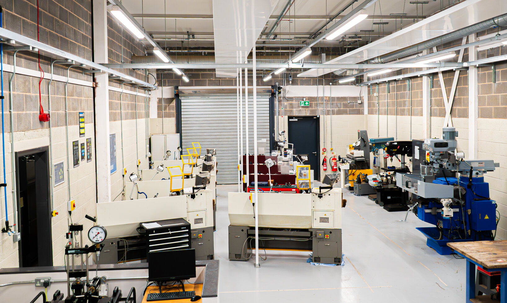Engineering workshop at East Durham College