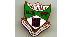 Houghall  logo vintage emmanuel lapel badge