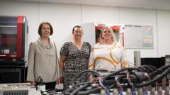 EDC Principal Suzanne Duncan, Assistant Principal, Curriculum &amp; Partnerships Jackie Lanagan &amp; Vice Principal, Curriculum &amp; Performance Carina Tomlinson