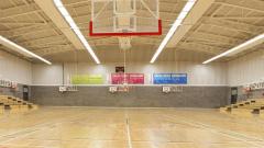 Wide Shot of East Durham College's Sports Hall