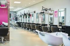 East Durham College's hairdressing salon