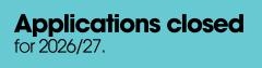 Applications closed for 2026/27